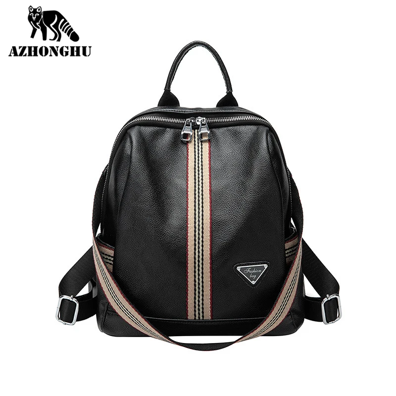 Новый рюкзак из воловьей кожи Женская Повседневная универсальная сумка на одно