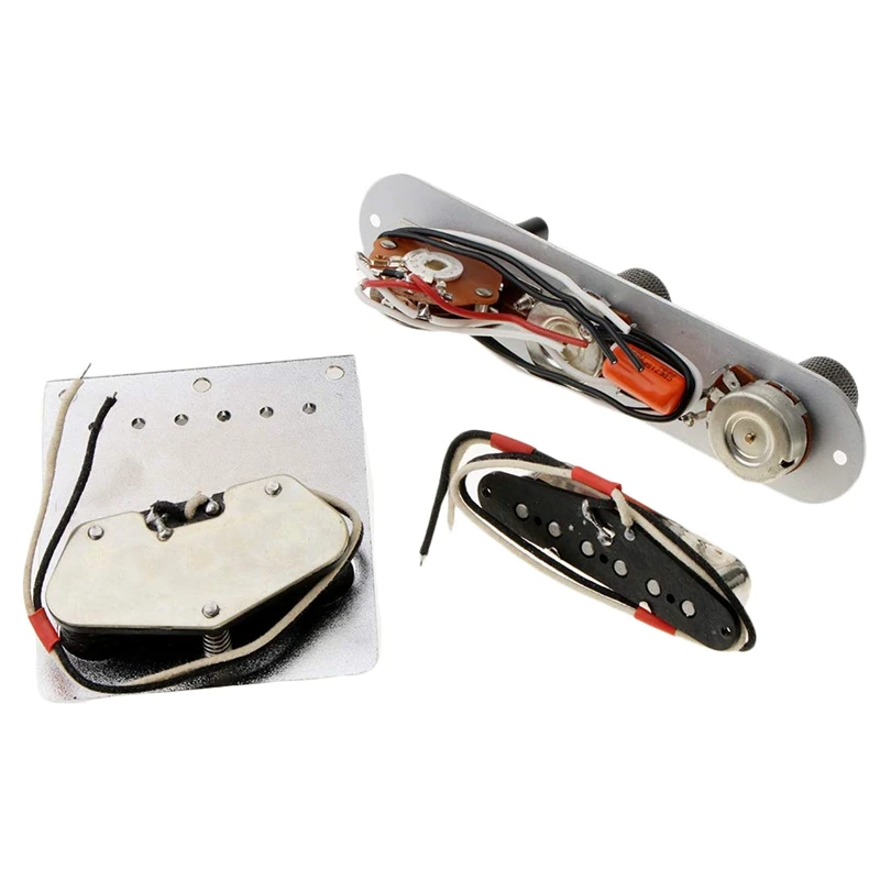 Новый 6 струн седло мост пластина 3 пути переключатель управления шеи Пикап Набор