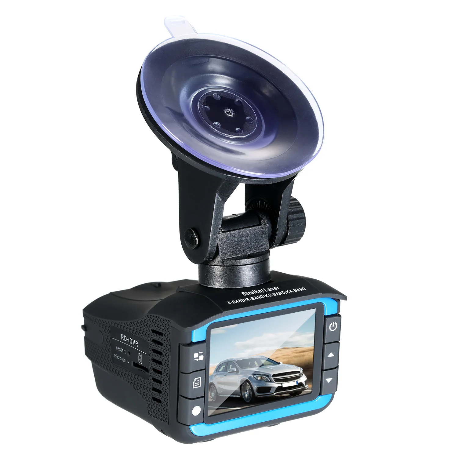 2в1 HD Автомобильный видеорегистратор Камера авто 720p 2,0 дюймов цифровой видеорегистратор Радар лазерный детектор скорости