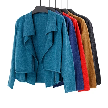 

Knitted Women Autumn Sweater 2019 Winter Women Jacket Korea Loose Casual Lazy Thick Short Cardigan Sweater Fashion Short Coats