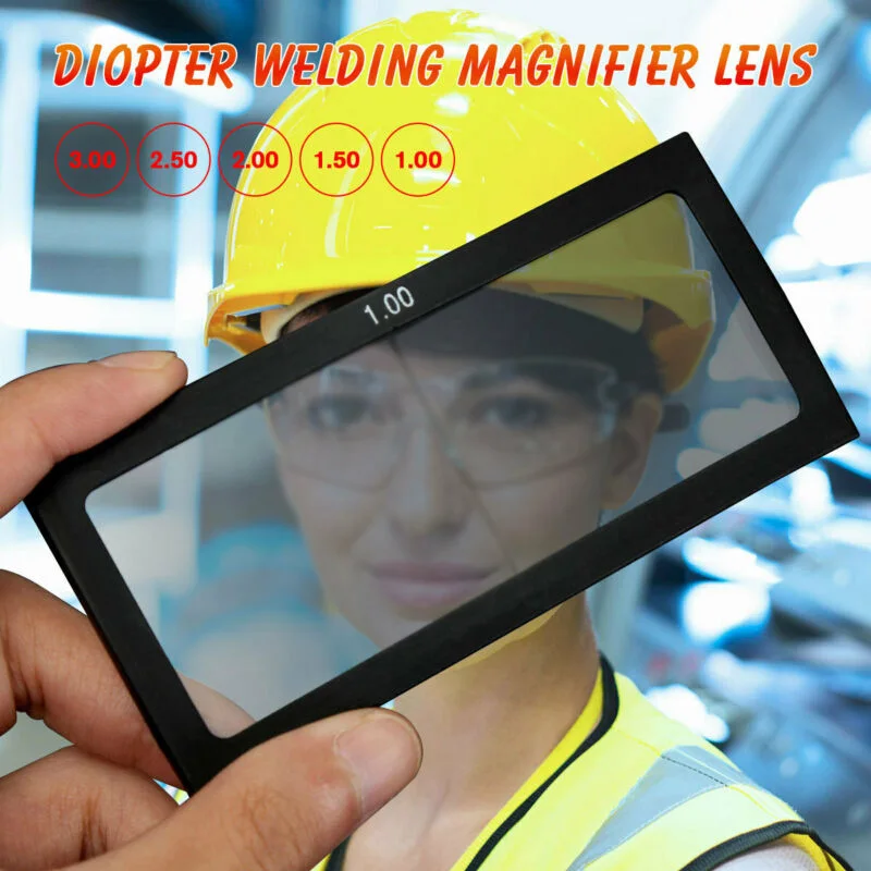 1,0-3,0 антибликовое стекло сварочная Лупа объектив сварщик экран шлем протектор