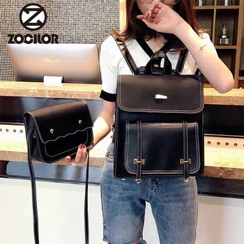 

ACELURE Fashion Women Backpack High Quality PU Leather School Bags for Teenage Girls Female School Backpack Large Tracel Bags