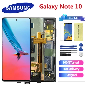 

ORIGINAL 6.3'' Note 10 For Samsung Galaxy Note 10 N970F note10 N970 N9700 LCD with Frame Display Touch Screen Digitizer Assembly