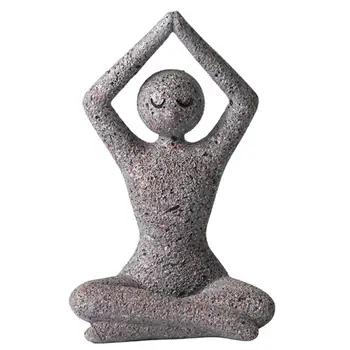 

1PC Creative Yoga Man Shape Planter Garden Accessories Flower Pot Plant Pot Macetas Flowerpot Simple Flower Vase For Office Home