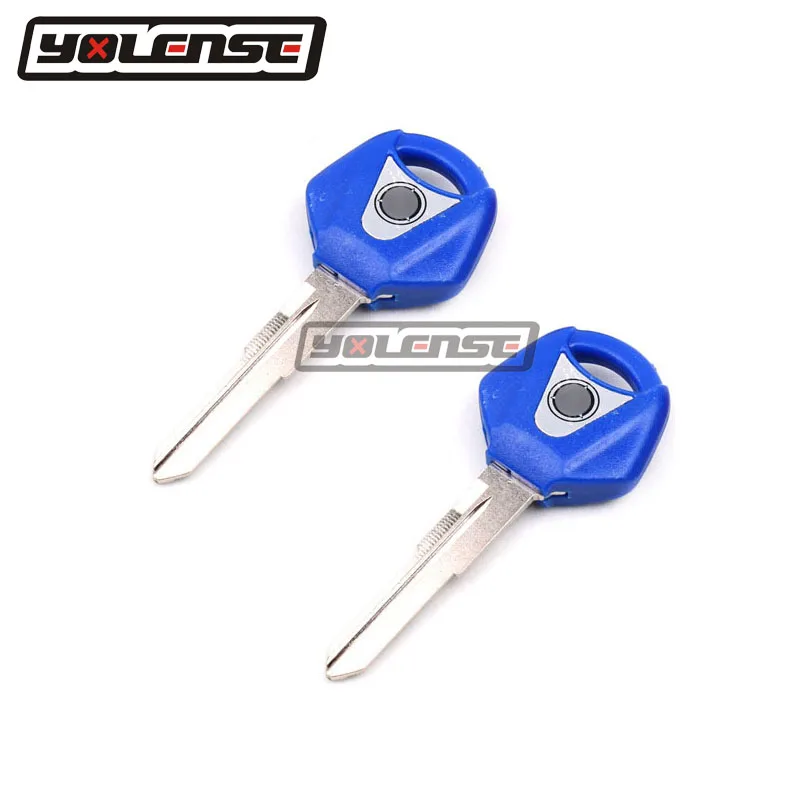 Blue-2pcs Для Yamaha YZFR3 YZF-R3 YZF-R25 YZF-R15 YZF R3 R15 R25 MT-03 MT-15 MT-25 MT03 MT 03 MT15 MT25 мотоцикл однотонный необработанный для ключей лезвия - Цвет: Blue-2pcs