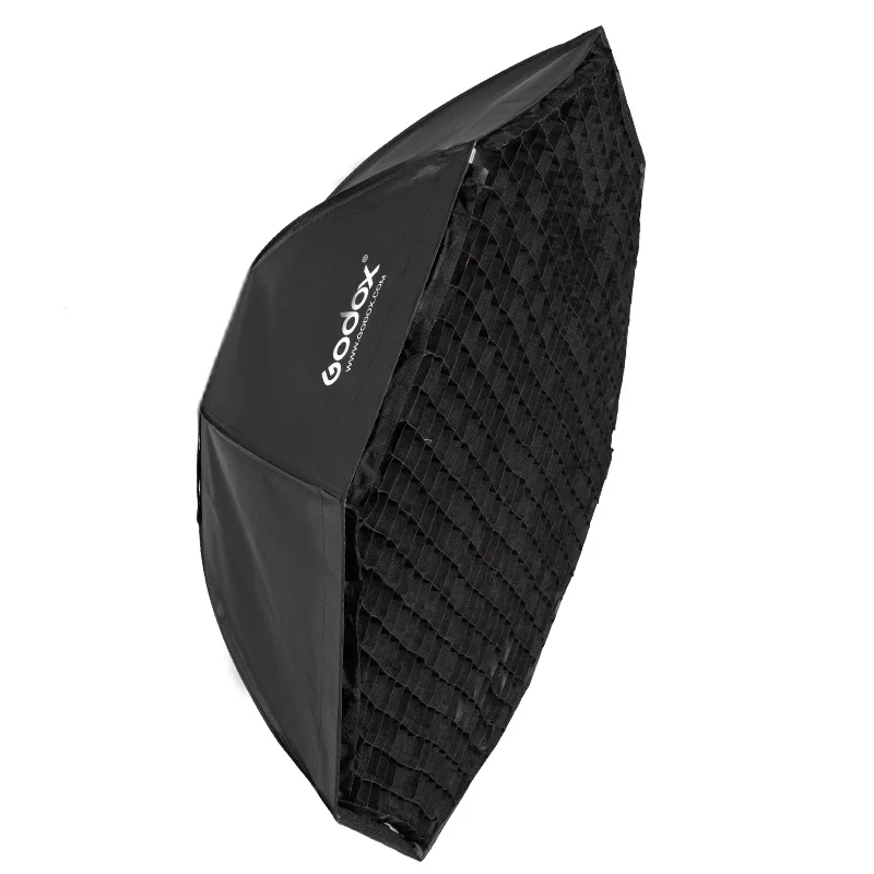 Софтбокс Godox 140 см 5" восьмиугольник сотовый софтбокс с решеткой мягкая коробка с креплением Bowens для студийной вспышки