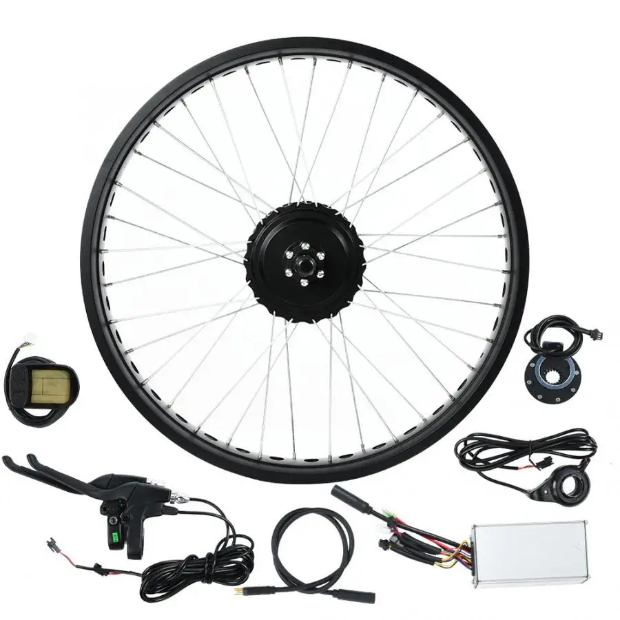 Прочный профессиональная машинка для стрижки 48V 750W 20 дюймов LCD5 инструмент колеса, фара для электровелосипеда в Conversion Kit для электроскутеров - Цвет: Белый