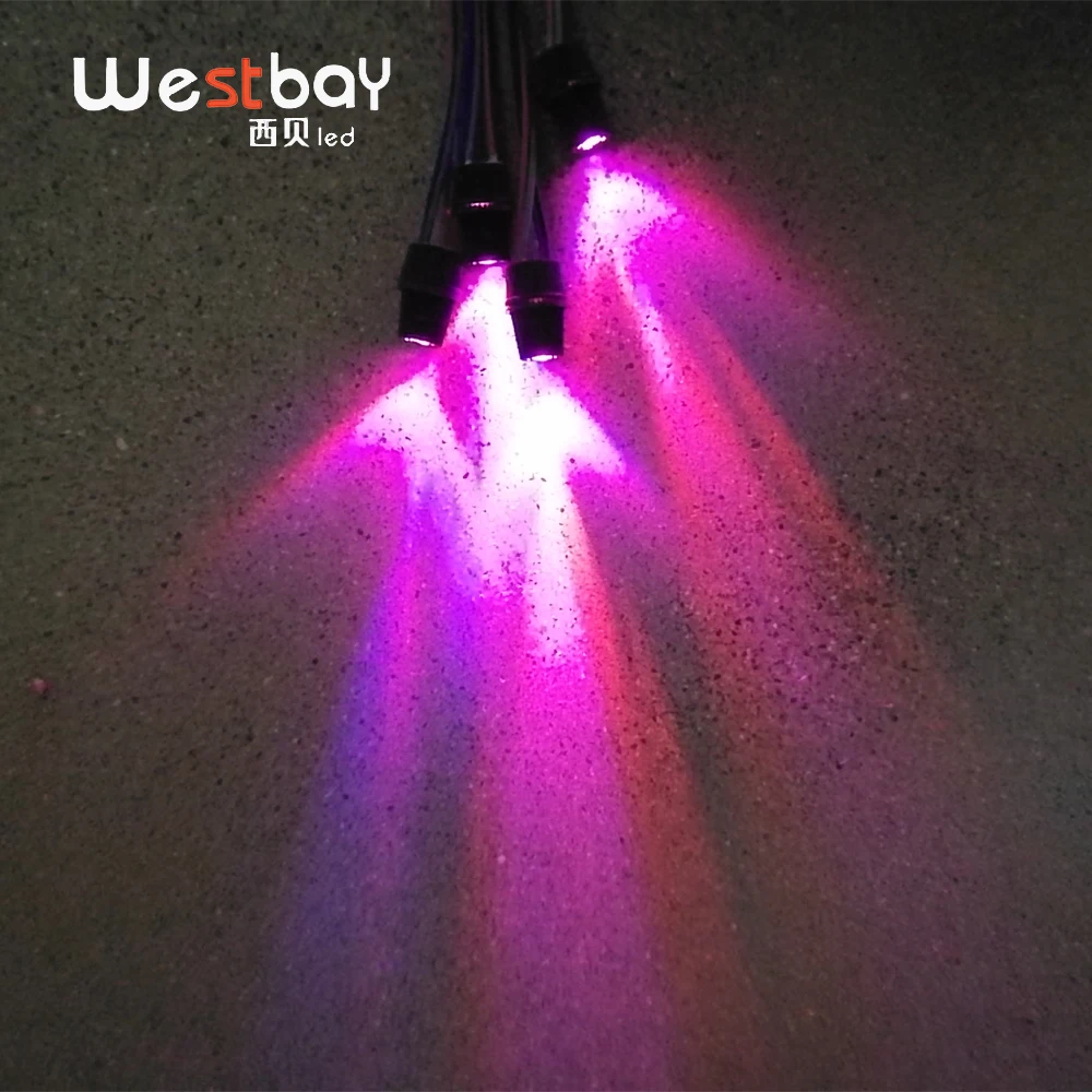 2 Вт регулируемый светильник с источником света RGB источник освещения для