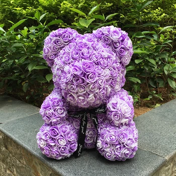 

40cm Rose Bear Artificial Roses