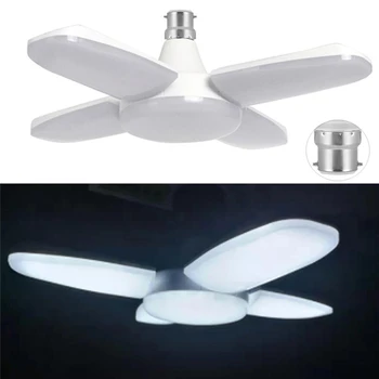 

AC160-230V Bright Adjustable Foldable B22 60W LED Deformable Garage Light Bulb Work Shop Lamp Ceiling Lights Home Energy Saving
