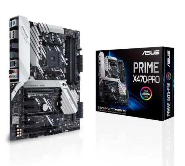 Новая материнская плата ASUS PRIME X470-PRO гнездо материнской платы AM4 DDR4 USB3.0 USB3.1 SATA3 64 Гб HDMI M.2 X470 рабочего Материнская плата