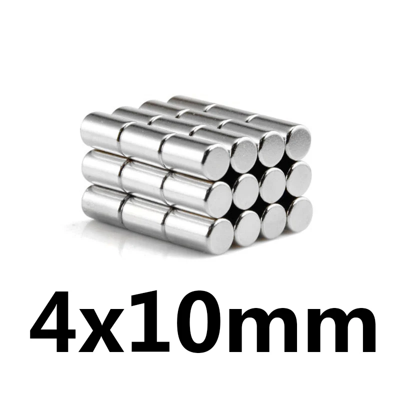 

500/1000/1500pcs 4x10 Neodymium Magnets Round Flat Disc Strongest Most Powerful Rare Earth Magnet Cool for Fridge Ther 4*10mm