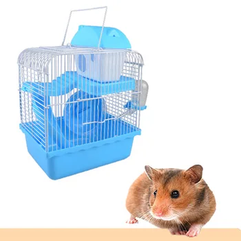 

Hamster Cage Multifunctional Pets House Villa Travel Cage for Small Animals PI669