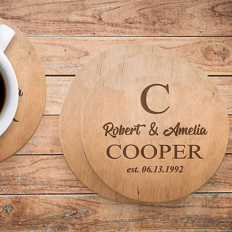 Деревянные подставки искусственные гравированные основанная фамилия