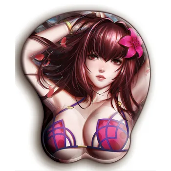 

FFFAS Pink underwear girl wrist mouse pad 3D Scientific design Effective prevention of wrist disease HD printing