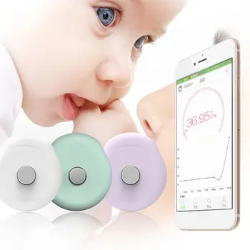 

New Intelligent Baby Wearable Thermometer Temperature Sensor Fever Monitor Wireless 4.0 Smart Babys For Children Baby home work