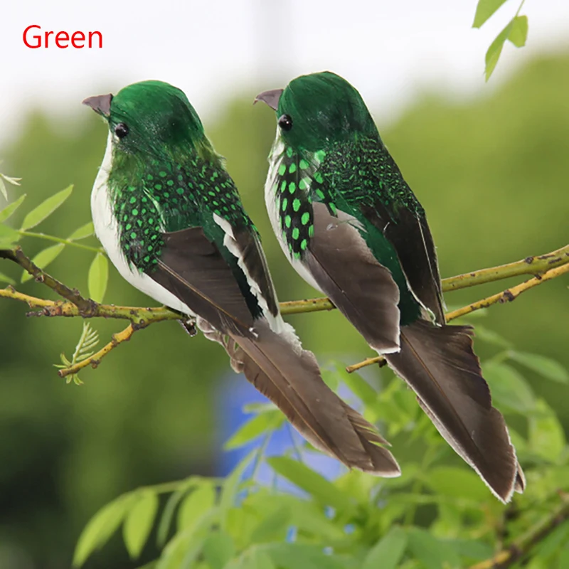 1pc Fake Craft Birds Artificial Foam Feathers Mini Bird Simulation Birds Models WeddingTable Birthday Party Decorations 
