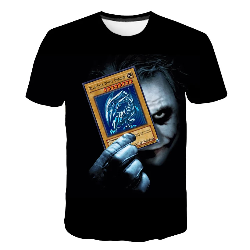 

New The Dark Knight 3D Printed T Shirt Men Joker Face Casual Male tshirt Clown Short Sleeve Funny T Shirts Pokemon