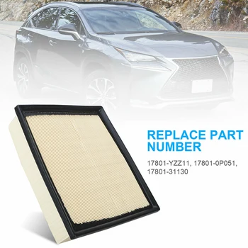 

1pc Engine air filter Car Auto 17801-0P051/17801-YZZ11 Non-woven Practical