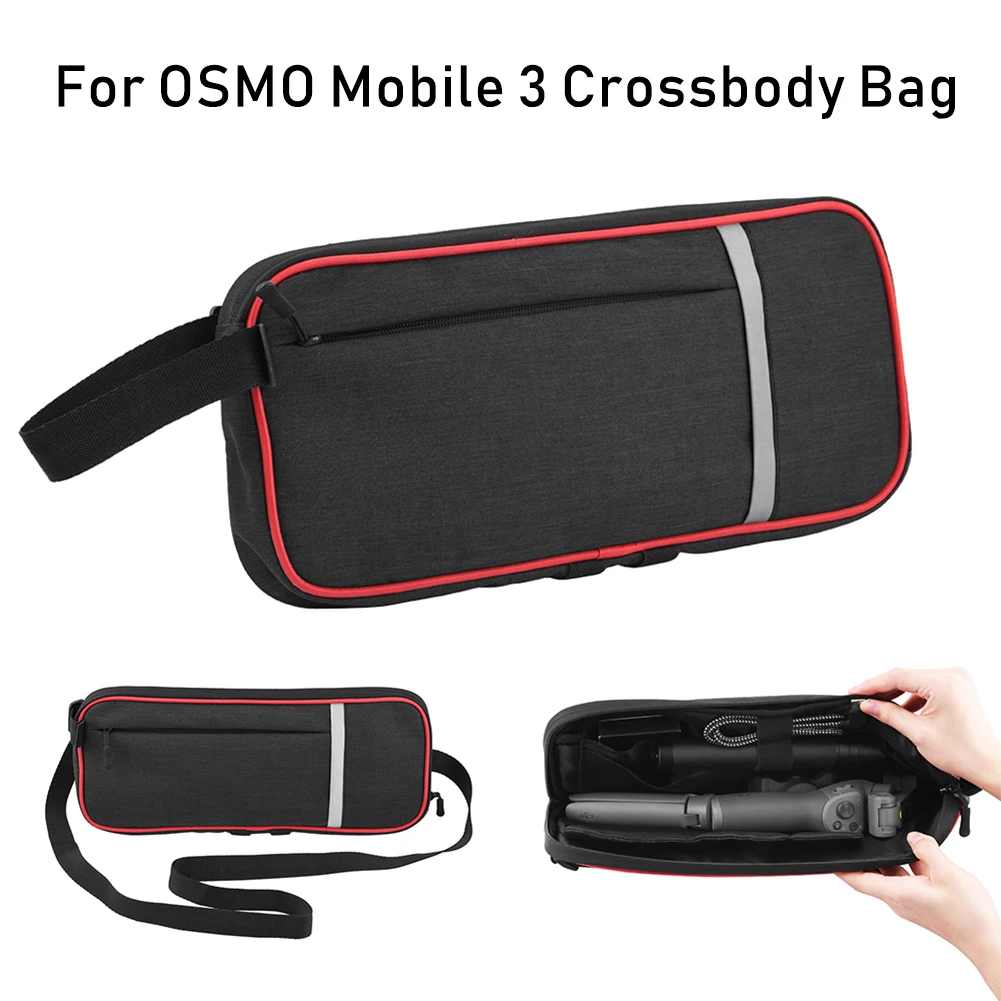 Портативная сумка на молнии для хранения, чехол на плечо для DJI OSMO Mobile, 3 ручки стабилизатора GK99