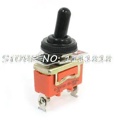 

Latching Action SPST 2 Screw Terminal 2 Position Toggle Switch AC 250V 15A