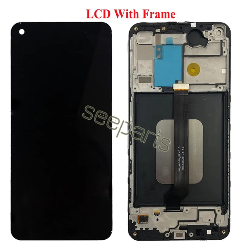 Протестированный рабочий для samsung Galaxy A60 lcd сенсорный экран дигитайзер в сборе для samsung A60 lcd SM A6060 lcd A606F/DS lcd