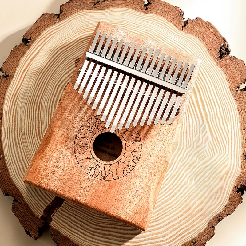 Kalimba 17 клавиш Фортепиано высокого качества дерево Mbira Тело Музыкальные