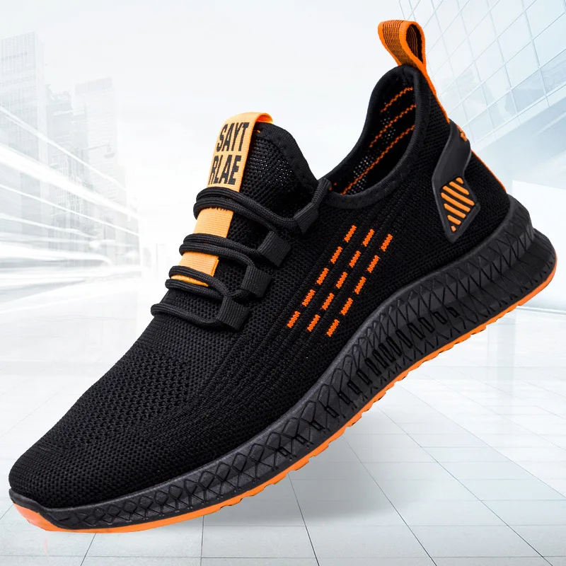 Fashion Sneakers Vulcanized-Shoes Footware Black Breathable Men Air-Mesh