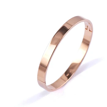 

Bangle Personality Simple Golden Men And Women Bracelet Buckle Couple Lovers' Bracelet Jewelry Valentine's Day Gifts