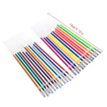 36 цветов 0,38 мм гелевая чернильная ручка для заправки блестящих неоновых пастельных канцелярских принадлежностей Au13 19 Droship