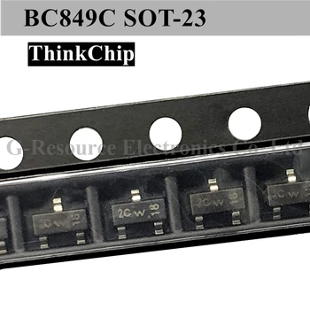 (100 pezzi) BC849C BC849CW SOT-23 SMD NPN transistor universale (marcatura 2CW) 1