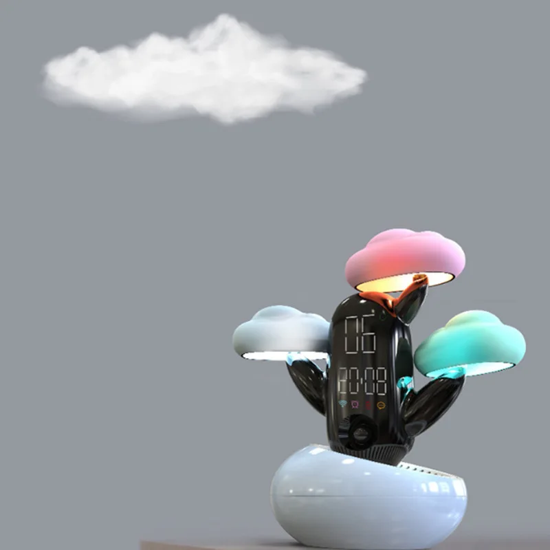Cloud weather time light smart sensor fun alarm clock accurate clock