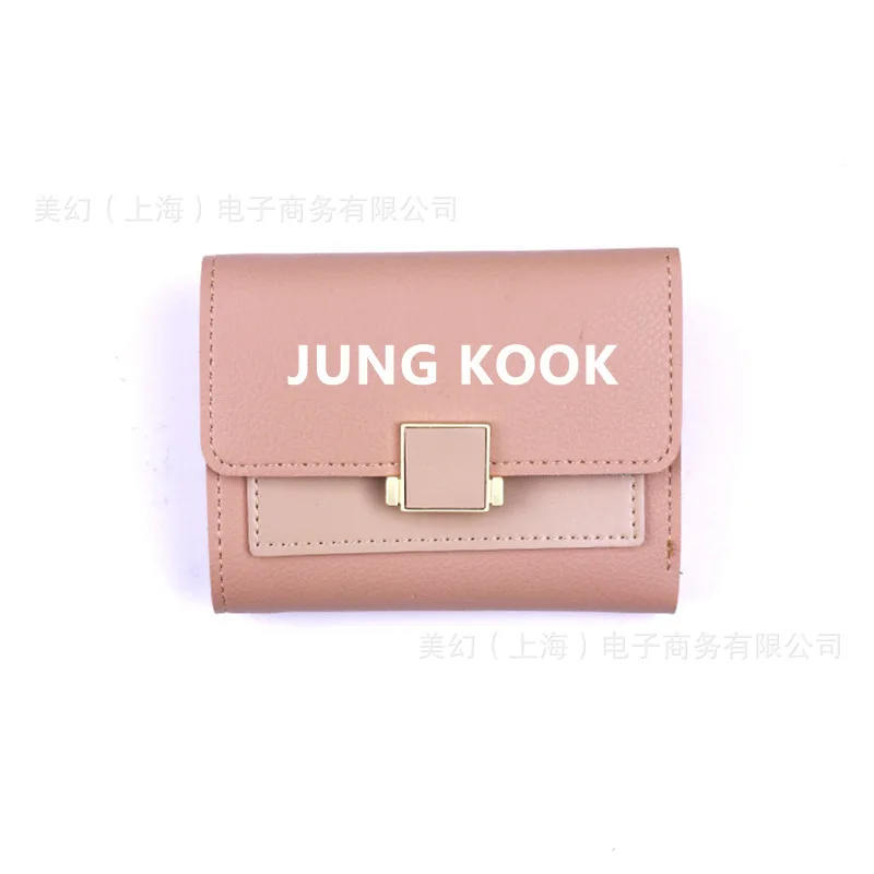 Kpop Bangtan JUNGKOOK Jimin V J-hope Кошелек для монет модный карман для карт для мальчиков - Цвет: JUNG KOOK-22