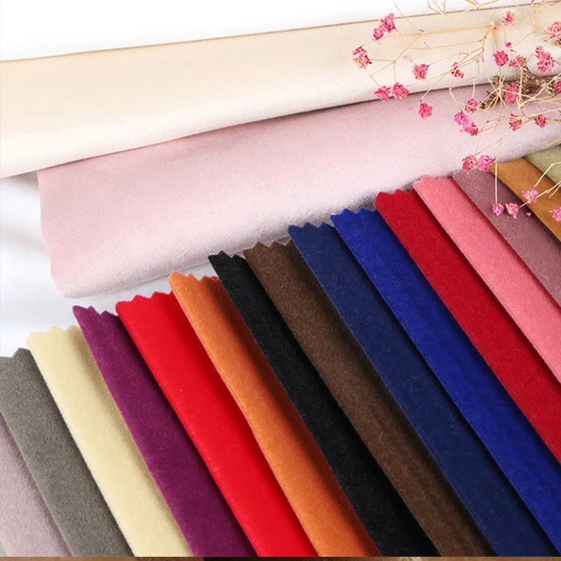 100*150cm Velvet Fabric Thickening Matte Plush high quality Velvet curtains Pillow Sofa Dress DIY fabric Hand sewing 16 colors