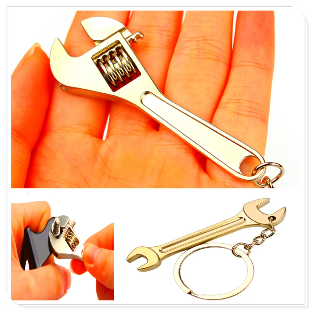 

car Wrench Keychain Spanner Chain keyring for Porsche 918 Cayman Boxster 919 718 GT3 Macan Cayenne 911 Panamera Mission