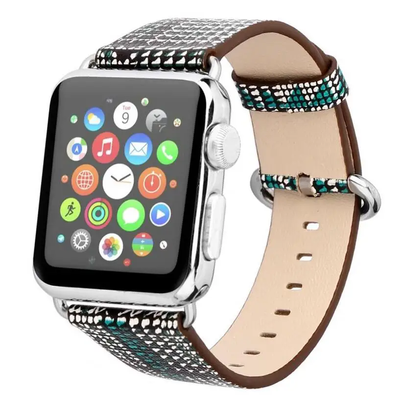 Новейший ремешок для Apple Watch кожаный серии se 3/2/1 42 мм 38 браслет iwatch 6 5 4 40 44