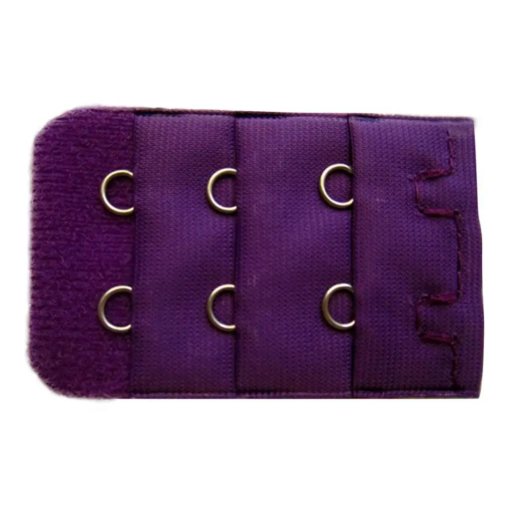 Dark Purple 2x3 удлинитель для бюстгальтера для женщин эластичный бюстгальтер удлинитель крючок для ремней зажим расширитель Регулируемая пряжка для ремня Нижнее белье 30X - Цвет: Dark Purple