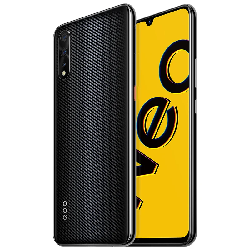 Black vivo IQOO Neo 855 Celular 4500 мАч большой аккумулятор 33 Вт вспышка зарядка 6,38 ''полный экран 12 Мп задняя камера смартфон мобильный телефон - Цвет: Black
