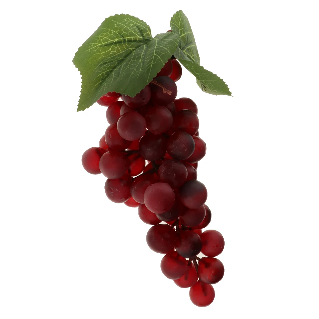 Artificial PVC Grape Bunch Fruit Shop Cabinet Display Decorative Ornament 30-head, 60-head, 85-head PICK