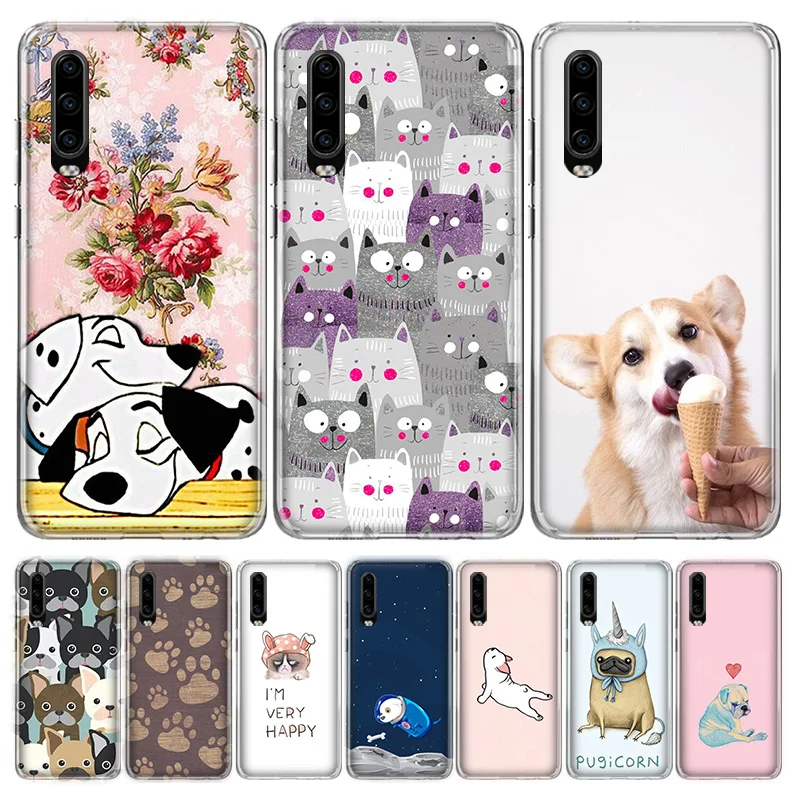 Чехол для телефона с французским бульдогом такса Huawei P40 30 20 10 Lite Pro Mate P Smart 2019 Z Plus |