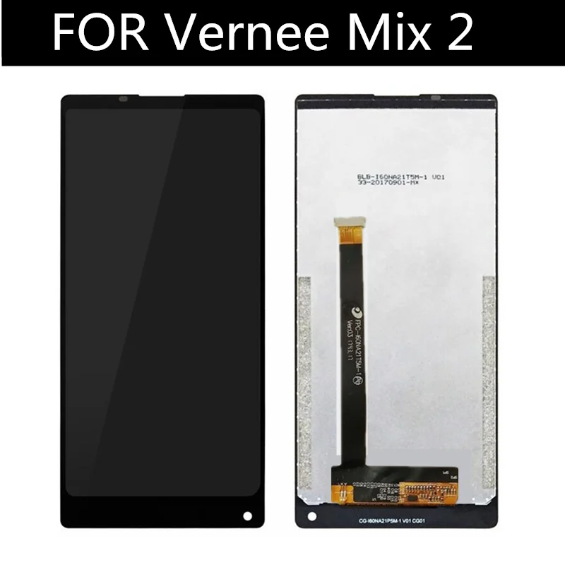 

LCD FOR Vernee MIX 2 LCD Display+Touch Screen Digitizer Assembly Repair Parts Accessory FOR Vernee MIX2 Screen