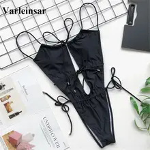 Новинка, сексуальный черный Леопардовый розовый монокини с открытой спиной, женская одежда для плавания, Цельный купальник, женский купальный костюм, купальник для женщин, V1840