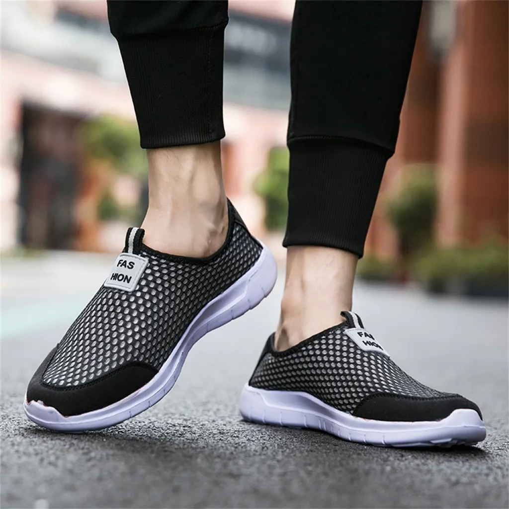 KANCOOLD Running Shoes Men Sneakers Wild Mesh Cloth Athletic Comfortable Lightweight Walking Leisure Sports Board Shoes 109#4