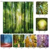 Nature Forest Shower Curtain Waterproof Bathroom Screen Trees Scenery Curtains Polyester cloth Bath Home Curtains 180X200CM ► Photo 1/6
