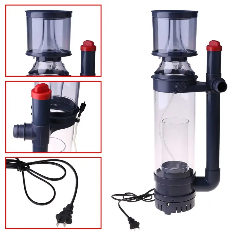 

Protein Skimmer Ultra Quiet Protein Separator Egg Differentiator for Saltwater Aquariums Fish Tank Accessories