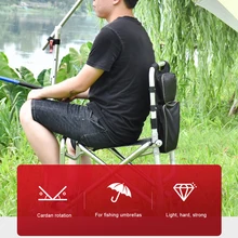 

New Fishing Chair Umbrella Stand Holder Adjustable Umbrella Mount Clip Bracket Outdoors Easy Install 22+25mm Fishing Accessories