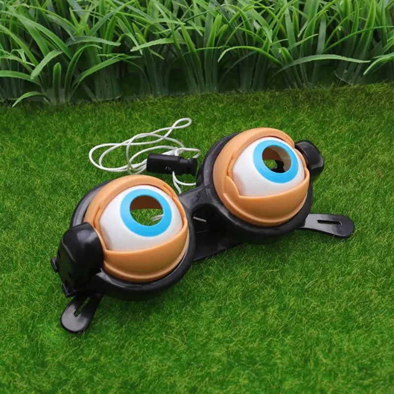 1 шт., забавный подарок для детской вечеринки, очки для шалостей, игрушки Crazy Eyes, товары для подарка на день рождения, пластиковые новые очки, игрушки