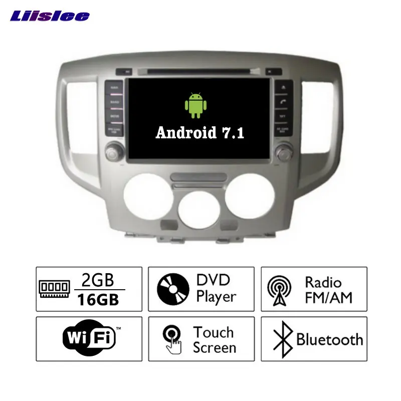 Liislee Android 7 1 2G RAM для Nissan NV200 2009 ~ 2016 автомобильный Радио Аудио Видео Мультимедиа DVD