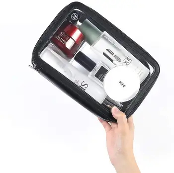 

Miji Mila Waterproof Transparent Cosmetic Bag Make Up Case Travel Clear travel storage bag set Toiletry pouch Storage Kit