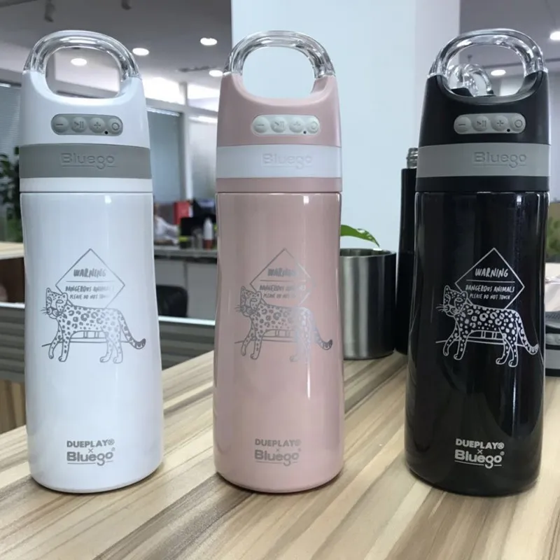 Вакуумная бутылка для воды Bluetooth динамик Водонепроницаемый IPX6 из нержавеющей стали беспроводной сабвуфер